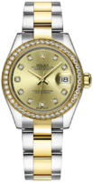 Rolex Naisten kello 279383RBR-0012 Lady-Datejust 28 Kullattu/18K