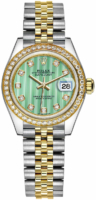 Rolex Naisten kello 279383RBR-0013 Lady-Datejust 28 Vihreä/18K