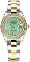 Rolex Naisten kello 279383RBR-0014 Lady-Datejust 28 Vihreä/18K