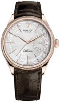 Rolex Miesten kello 50515-0008 Cellini Date Hopea/Nahka Ø39 mm