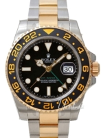 Rolex Miesten kello 116713LN-0001 GMT-Master II Musta/18K keltakultaa