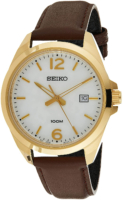 Seiko Discover More Miesten kello SUR216P1 Valkoinen/Nahka Ø42 mm