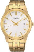 Seiko Miesten kello SUR404P1 Valkoinen/Kullansävytetty teräs Ø40 mm