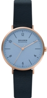 Skagen Naisten kello SKW2972 Aaren Naturals Sininen/Nahka Ø36 mm