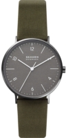 Skagen Miesten kello SKW6730 Aaren Naturals Musta/Nahka Ø40 mm