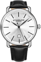 Stührling Original Miesten kello 3913.1 Symphony Hopea/Nahka Ø42 mm