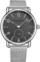 Stührling Original Miesten kello 3939.2 Jenson Harmaa/Teräs Ø42 mm