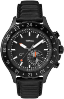 Timex 99999 Miesten kello TW2R39900UK Musta/Nahka Ø43 mm