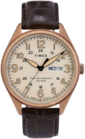 Timex Miesten kello TW2R89200 Beige/Nahka Ø42 mm