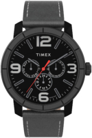 Timex Miesten kello TW2U15200 Musta/Nahka Ø44 mm