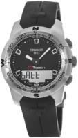 Tissot Miesten kello T047.420.17.051.00 Musta/Kumi Ø43 mm