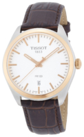 Tissot Miesten kello T101.410.26.031.00 PR 100 Gent Hopea/Nahka Ø39