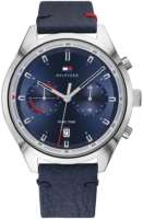 Tommy Hilfiger Miesten kello 1791728 Bennett Sininen/Nahka Ø45 mm