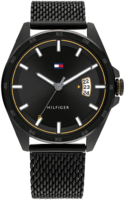 Tommy Hilfiger Miesten kello 1791913 Carter Musta/Teräs Ø42 mm