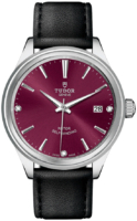 Tudor 12500-0016 Style Punainen/Nahka Ø38 mm