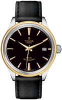 Tudor 12503-0009 Style Musta/Nahka Ø38 mm