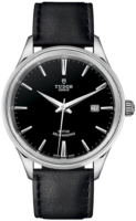 Tudor Miesten kello 12700-0006 Style Musta/Nahka Ø41 mm