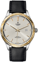 Tudor Miesten kello 12713-0021 Style Hopea/Nahka Ø41 mm