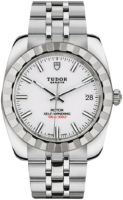 Tudor 21010-0007 Classic Date Valkoinen/Teräs Ø38 mm