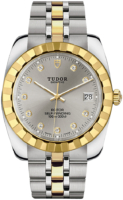 Tudor 21013-0012 Classic Date Hopea/Kullansävytetty teräs Ø38 mm