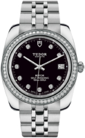 Tudor 21020-0008 Classic Date Musta/Teräs Ø38 mm