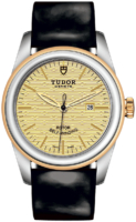 Tudor Naisten kello M53003-0027 Glamour Date Kullattu/Nahka Ø31 mm