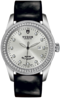 Tudor Naisten kello M53020-0053 Glamour Date Hopea/Nahka Ø31 mm