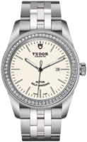 Tudor Naisten kello M53020-0073 Glamour Date Valkoinen/Teräs Ø31 mm