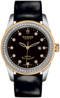 Tudor Naisten kello M53023-0041 Glamour Date Musta/Nahka Ø31 mm