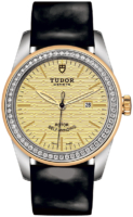 Tudor Naisten kello M53023-0046 Glamour Date Kullattu/Nahka Ø31 mm