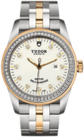 Tudor Naisten kello M53023-0066 Glamour Date Valkoinen/18K