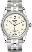 Tudor M55000-0104 Glamour Date Valkoinen/Teräs Ø36 mm