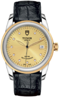 Tudor M55003-0051 Glamour Date Kullattu/Nahka Ø36 mm