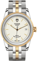 Tudor M55003-0082 Glamour Date Valkoinen/Kullansävytetty teräs Ø36