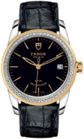 Tudor M55023-0045 Glamour Date Musta/Nahka Ø36 mm