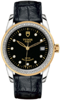 Tudor M55023-0046 Glamour Date Musta/Nahka Ø36 mm