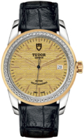 Tudor M55023-0051 Glamour Date Kullattu/Nahka Ø36 mm