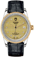 Tudor M55023-0052 Glamour Date Kullattu/Nahka Ø36 mm