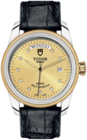 Tudor M56003-0035 Glamour Day-Date Kullattu/Nahka Ø39 mm