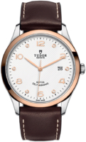 Tudor 1926 M91651-0012 Valkoinen/Nahka Ø41 mm