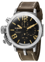 U-Boat Miesten kello 7453 Classico Musta/Nahka Ø48 mm