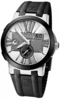 Ulysse Nardin Miesten kello 243-00-3-421 Dual Time Hopea/Kumi Ø43 mm