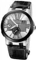 Ulysse Nardin Miesten kello 243-00-421 Dual Time Hopea/Nahka Ø43 mm