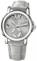 Ulysse Nardin Naisten kello 243-22-30-02 Dual Time Lady Harmaa/Nahka