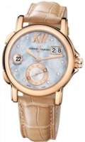 Ulysse Nardin Naisten kello 246-22-392 Dual Time Lady Valkoinen/Nahka