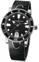 Ulysse Nardin Naisten kello 8103-101-3-02 Ladies Diver Musta/Kumi