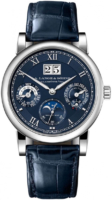 A. Lange & Söhne Miesten kello 310.028 Saxonia Sininen/Nahka