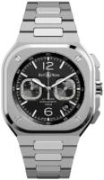 Bell & Ross Miesten kello BR-05-CHRONO-BLACK-STEEL-STEEL-B Br 05