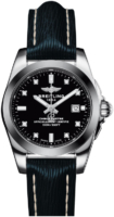 Breitling Naisten kello W72348121B1X1 Galactic 29 Sleek Musta/Nahka