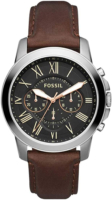 Fossil Grant Miesten kello FS5390SET Musta/Nahka Ø44 mm